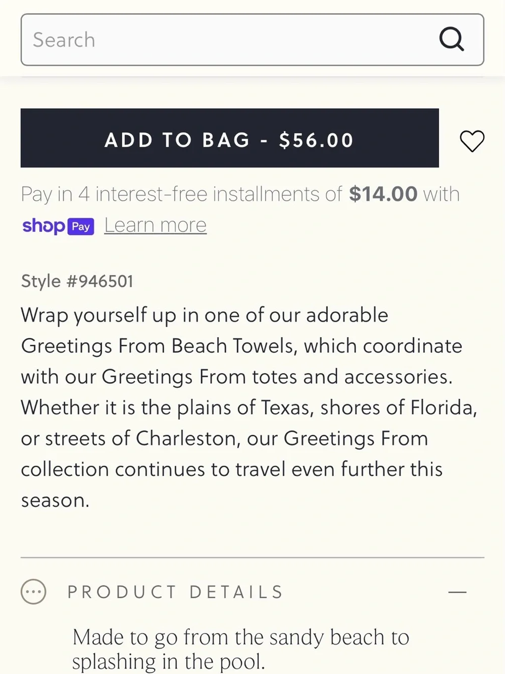 Spartina 449 Florida Map Beach Towel - Aqua, Coral, Yellow, Pink